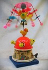 Vintage Wind Up Celluloid Spinning Toy - Japan