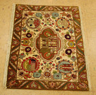 Natural Wool Old Orintal Rugs  Hand Woven knotted Size Approximately 2 1  By 2 7