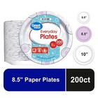 Great Value Everyday Disposable Paper Plates  8 5   400 Count