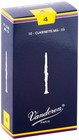 Vandoren Traditional Eb Clarinet Reeds Strength 4 Box Of 10