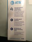 At t Digital Answering System With Time day Stamp Model 1740  new In Box 