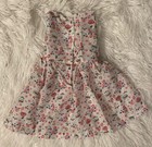 18    Doll Dress Fits American Doll Floral Teddy Bear Happy Dress