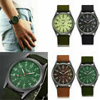 Men s Military Army Mens Date Canvas Strap Analog Quartz Sport Wrist Watch Gifts