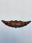 Harley Davidson Large Eagle Orange Embroidered Patch Iron On Embroidery Patches