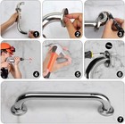2 Pack Shower Grab Bar  Stainless Steel Bathroom shower Handle Bath Safety Bars