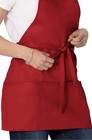 Chef Works Unisex Three Pocket Apron Red New Men   Women Restaurant  Home  Food