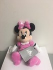 Disney Store    minnie Mouse    Pink Dress 8    Mini Bean Bag Plush - New With Tags