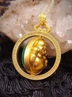 Twofold Talisman Of Laughter   Luck Buddha-jade Wheel Of Fortune