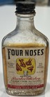 Vintage Mini    four Noses    Whiskey  Gag Gift Bottle 4 5  Collectible
