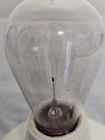 Very Early Antique Mazda Style Light Bulb  Edison Type  C1900 s W fixture