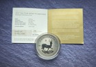 2017 Krugerrand 50th Anniversary Privy - 1 Oz 999 Silver Bullion Coin   Coa box