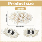 Decorative Shoe Clips For Women Dress Shoes  1 Pair Pearl Shoe Clips  Pearls For