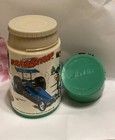 Vintage 1975 Rare Aladdin Industries Dragstrip Thermos With Green Cap Aop