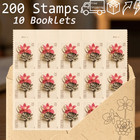 200 Pcs Contemporary Boutonniere Forever Stamps 2020 Usps Scott  5457 10 Sheets