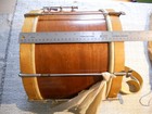 George B Stone   Son Inc Drum Makers Marching Band Drum With Case   Strap 1930 s