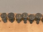 Lot Of 15 1920   s 1930s 1940s 1950s Old Vintage Railroad Pole Dated Nails Spikes