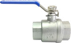 1-1 4  Female Ball Valve Npt Thread 316 Stainless Steel Full Port Ball Valve Wog