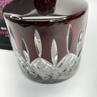 Waterford Lismore Red Decanter Lead Crystal Carafe With Stopper In Box