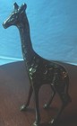 Standing 5    Vintage Solid Brass Standing Giraffe Mcm Boho Collectors Granny Or