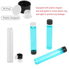 30ml Clear Glass Vials With Screw Caps And Plastic Stoppers  Small Liquid Sample