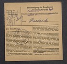 Wwii Nazi German Parcel Package Post Card Adolf Hitler Stamp Bettborn Moselland