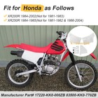 One Set Side Panels Covers Fender For Honda Xr200r 1984-2002 Xr250r 84-85 White