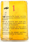 Vintage 1970s Toko    1    Variant Red Downhill Ski Wax - Nice 