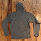 First Lite Corrugate Guide Jacket Mens M Gray Hunting Lightweight Full Zip Hood