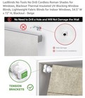 Lazblinds No Tools No Drill Cordless Roman Shades For Windows