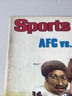 1977 Sports Illustrated Afc Vs Nfc Nfl Cartoon Cover Vintage Magazine
