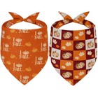 Fall Dog Bandanas Xlarge 2pcs  Thanksgiving Scarf For Boy And X-large Fall-26a