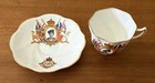 Coronation Queen Elizabeth Ii 1953 Bone China Tea Cup   Saucer Set Rosina Englan