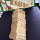 Vintage Brio Wooden Railway Bridge Train Track Supports Set Of 6  33355