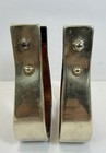 Silver Overlay Engraved Fancy Show Western Stirrups Leather Lined       no Name      