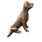 Pleet 1998 Labrador Retriever Dog Figurine Vintage Carved Wood Statue 5 5 