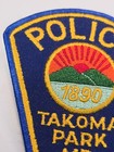 Takoma Park Police Patch Maryland