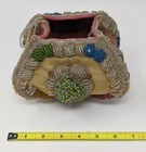 Antique Native American Iroquois Beaded Purse Bag Box Indian Beadwork 