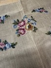 Vintage Needlepoint Tapestry 22x17  Nos Paragon Canvas Fabric For Completion
