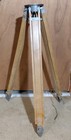 Surveyors 3 -5  Telescopic Tripod Wooden Studed Transit Heavy Duty Antique Stand