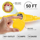 Extension Cord With Multiple Outlets     50 Ft Heavy Duty 16 Gauge Power Sjtw Cabl