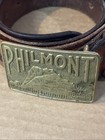 Boy Scout Vtg Leather Belt Tooled Size 40 Philmont Cimarron Nm Scout Ranch