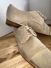 Dolce   Gabbana Tan Suede Dress Shoes Men s Us Size 7 Beige   Brown Accents