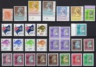 Hong Kong Selection Of 32x Definitive Stamps   4x Sheets All Clean Mnh Og
