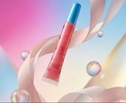 Glow Pink Lip Stain Gloss Liquid With Visible Color Change And Blue Cap