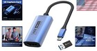 Video Capture Card Usb 3 0 1080p 60fps Hdmi Plug   Play For Streaming Recording