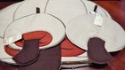 1978 W-c Imports Mcm Mushroom Vintage Set Of 4 Placemats   2 Hot Pads - Nwts