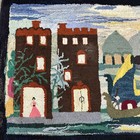 Vintage Antique Rare Hand-hooked Rug 3x5 Excellent Cond  Pretty Colors