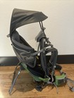 Deuter Kid Comfort Air Child Carrier W  Sun Shade Roof Hiking Backpack Green