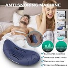 Electric Anti Snore Stopper Device Sleeping Help Smooth Breathing Nasal Machine