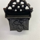 Vintage Cast Iron Match Holder Cherub 